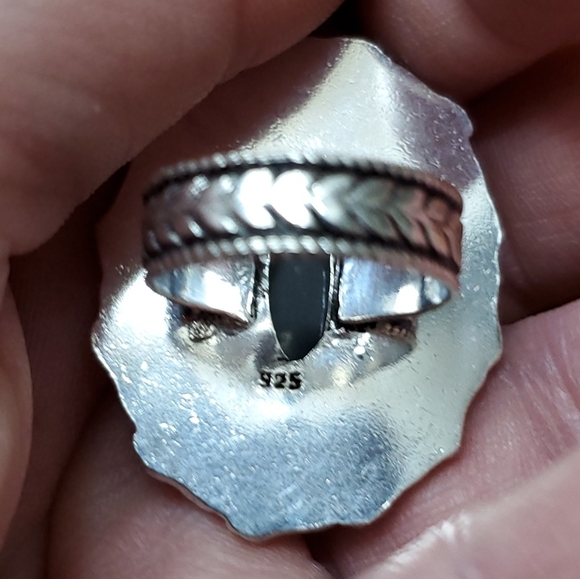 New Australian Triplet Opal 925 Silver Ring. - Picture 5 of 8